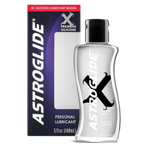 Astroglide Silicone Lube 5oz  X Premium Personal Lubricant for Vaginal and Anal Sex  Extra LongLasting Silky Lube  Waterproof