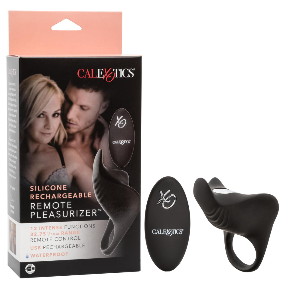 Silicone Rechargeable Remote Pleasurizer Cock Ring