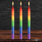 Master Series Pride Candles Rainbow 3pc