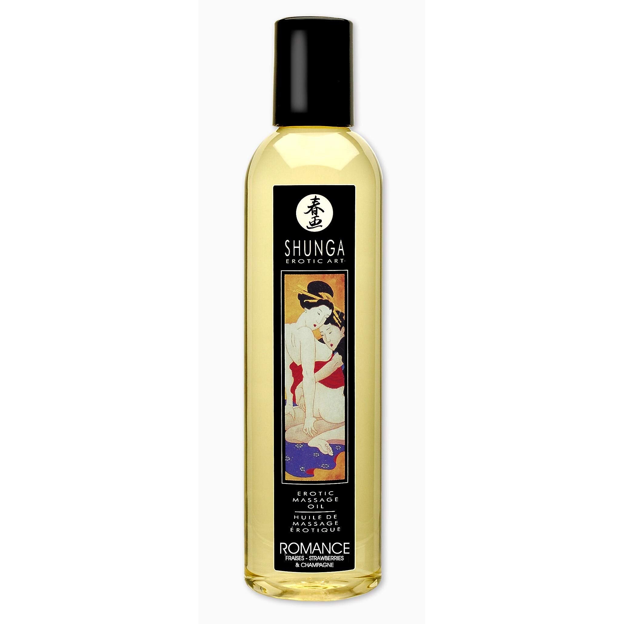 MASSAGE OIL ROMANCE CHAMPAGNE/STRAWBERRIES