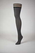 Kixies Annabelle Grey Pin Stripe Size C