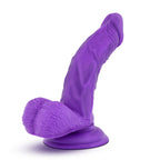 7'' Realistic Bright G Spot Stimulating Curved Dildo - Cock And Balls Dong - Suction Cup Harness Compatible - Sex Toy For Women