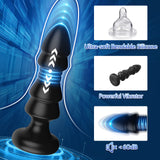 Thrusting Sex Toys Anal Plugs - Anal Toys Sex Toy Remote Control Vibrating Butt Plug G Spot Vibrator, Anal Beads with 5 Vibratin