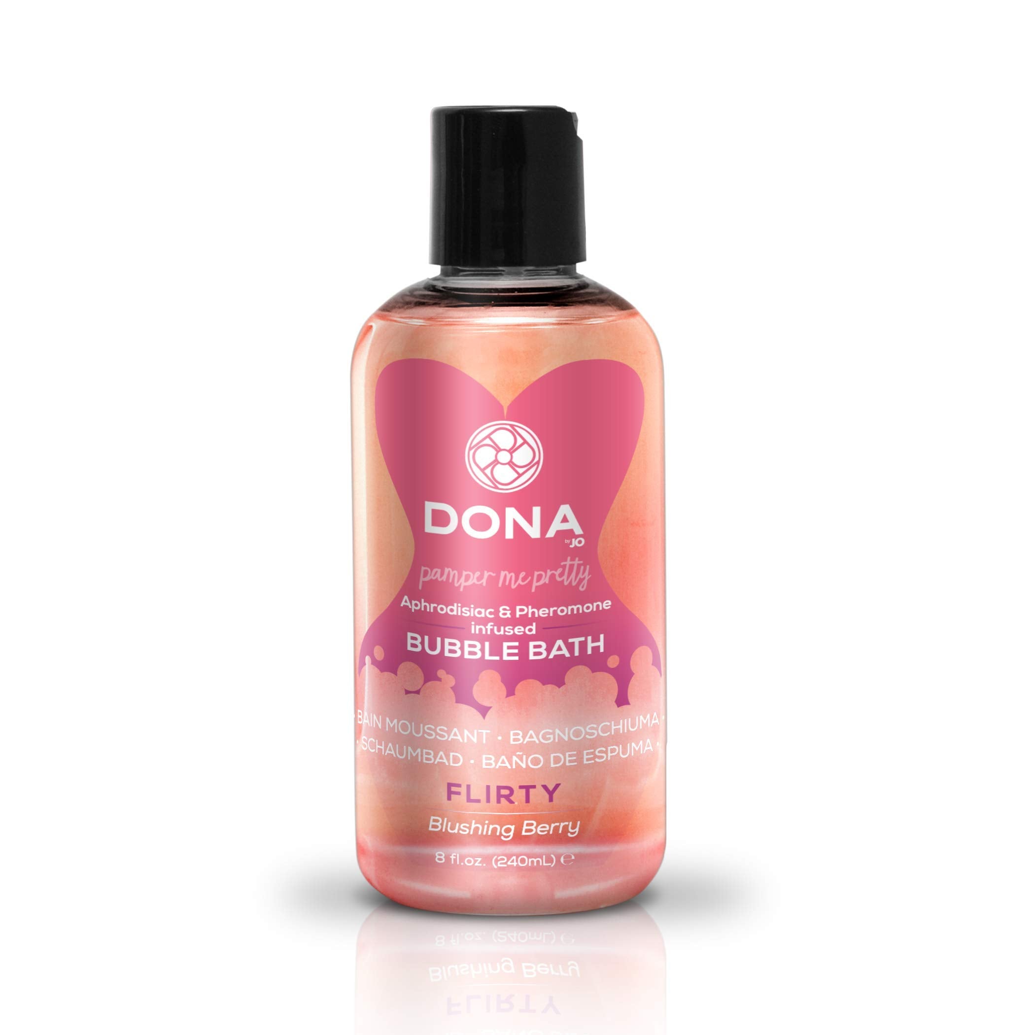 Dona Bubble Bath Flirty Blushing Berry, 8 Ounce