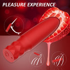 Bullet Vibrator Sex Toys All Silicone Rechargeable Vibrator with 10 Powerful Vibration & Quiet Modes,Fully Waterproof, USB Recha