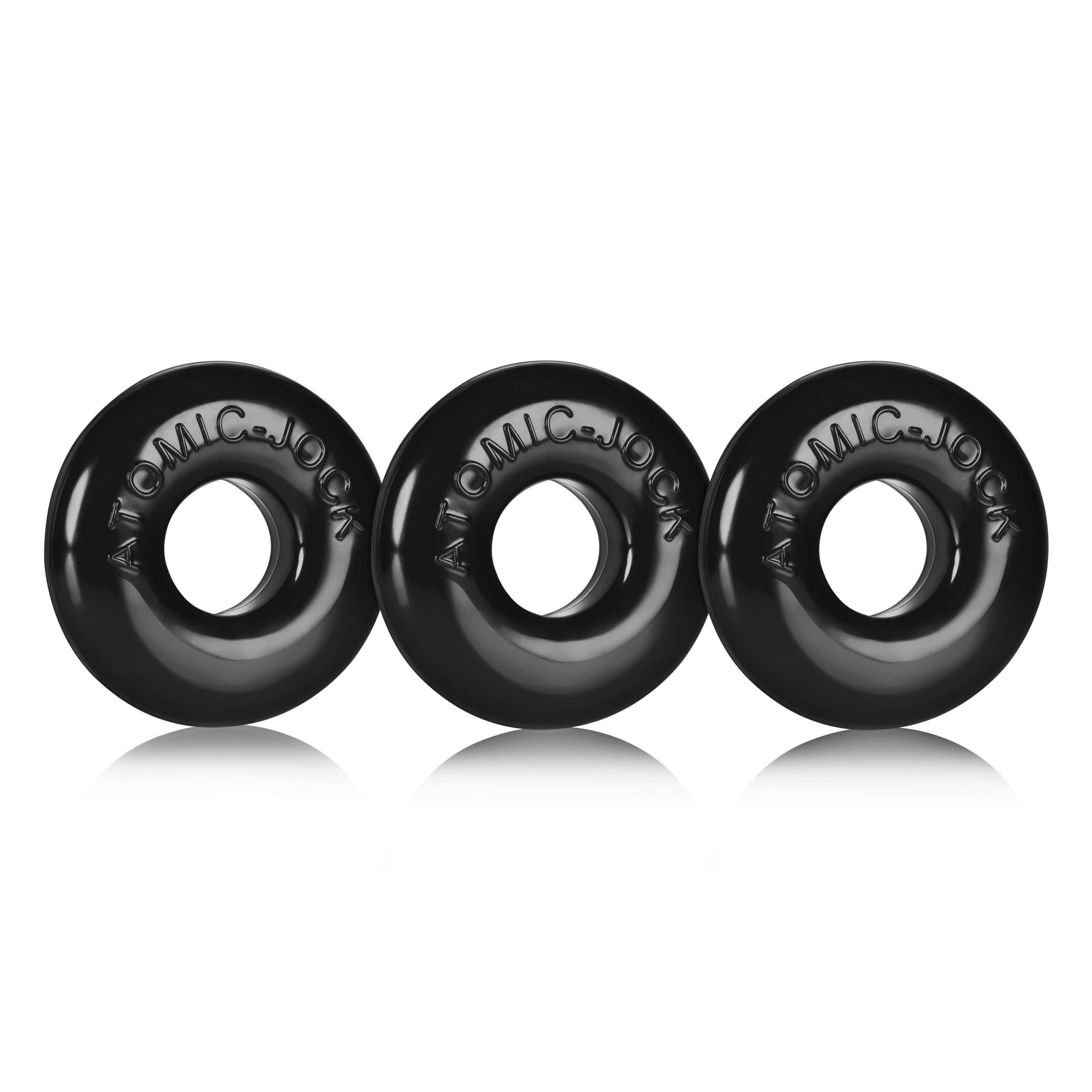 Oxballs 3 Piece Donut Ringer, Black, Small, 75 Gram