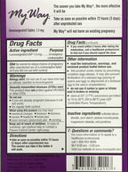 SUNCKY My Way Emergency Contraceptive 1 Tablet Each (6)