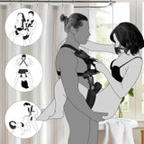 Adult Sex Toys BDSM Bondage Love Slings for Couples, Sex Swing Set with Adjustable Straps, Soft Plush Padding Mat, Sex Restraint