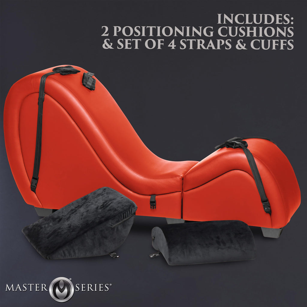Kinky Couch Detachable Sex Chaise Lounge - Red [Drop Ship Only]