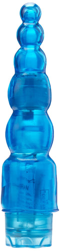 Golden Triangle Jelly Joystick Waterproof Vibrator, Blue