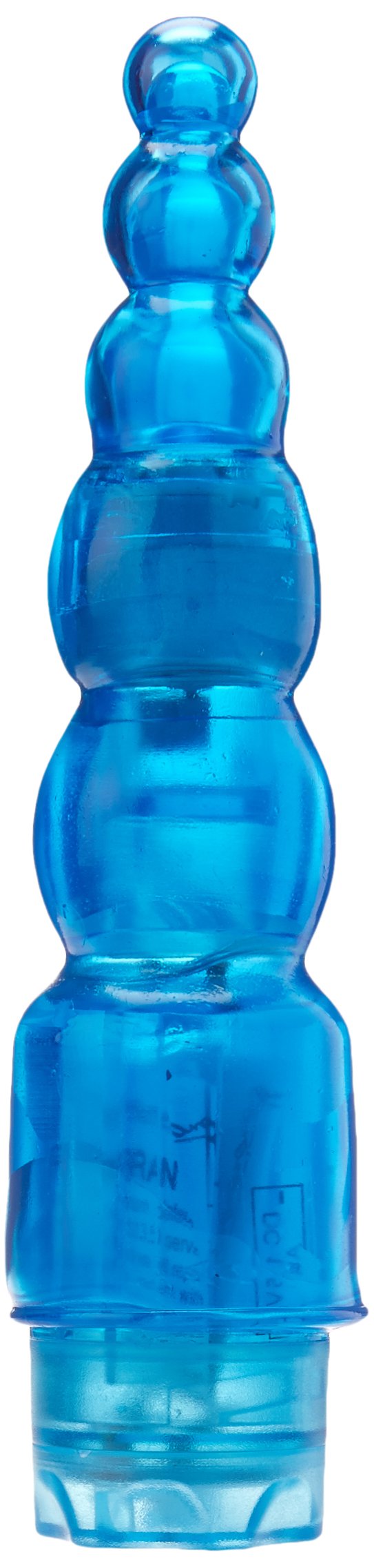 Golden Triangle Jelly Joystick Waterproof Vibrator, Blue