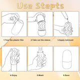 Male Masturbator Sex Toys for Men - Pocket Pussy Egg Set Stroker Adult Sex Toys, Ultra Soft Stretchy 3D Realistic Textured Male