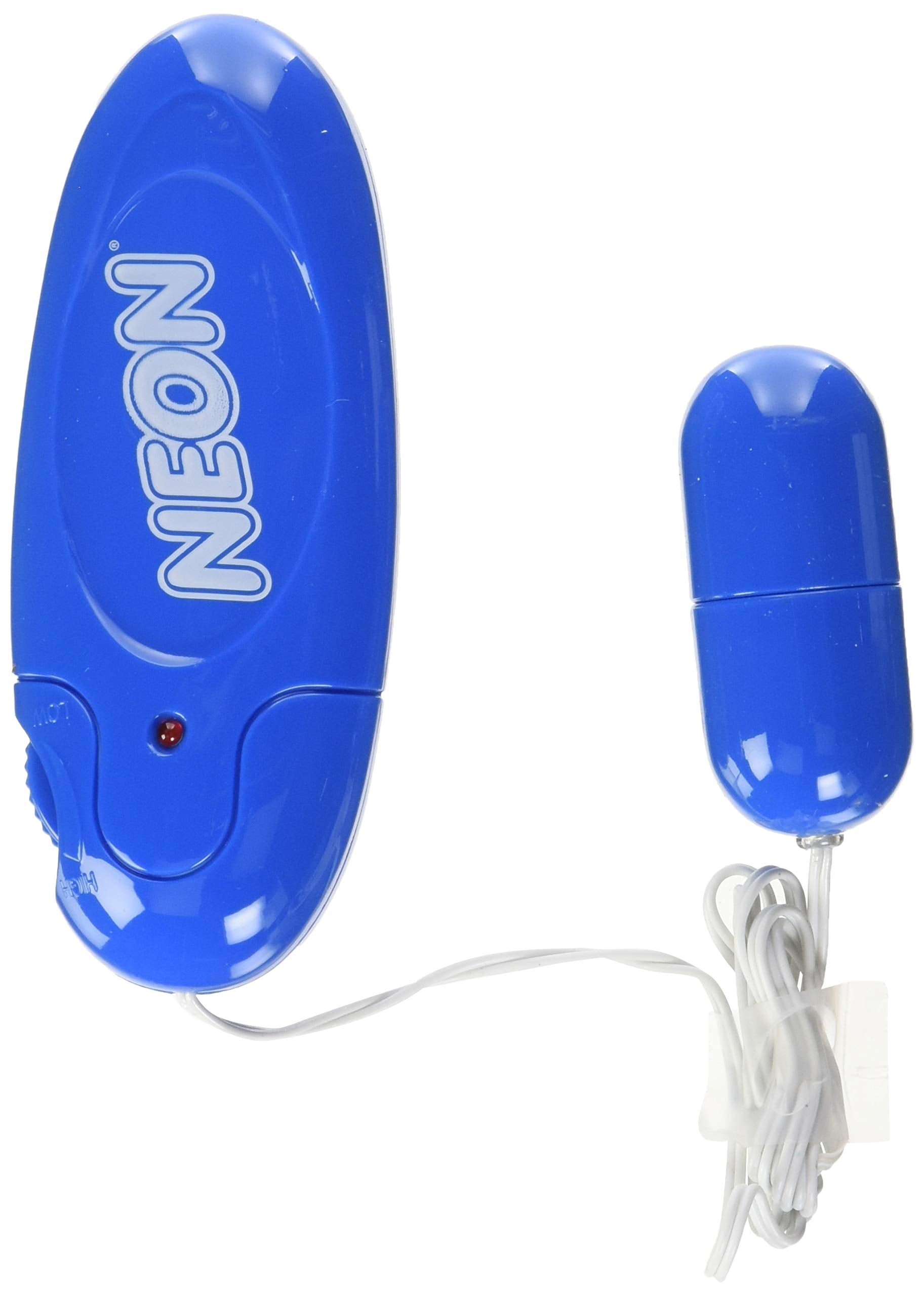 Pipedream Neon Luv Touch Neon Bullet Vibrator, Blue