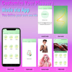Vibrating Wearable G-Spot Egg Vibrator - Smart App Remote Control Pantie Vibe Dildo Anal Sex Toys With 10 Vibration Modes, Water