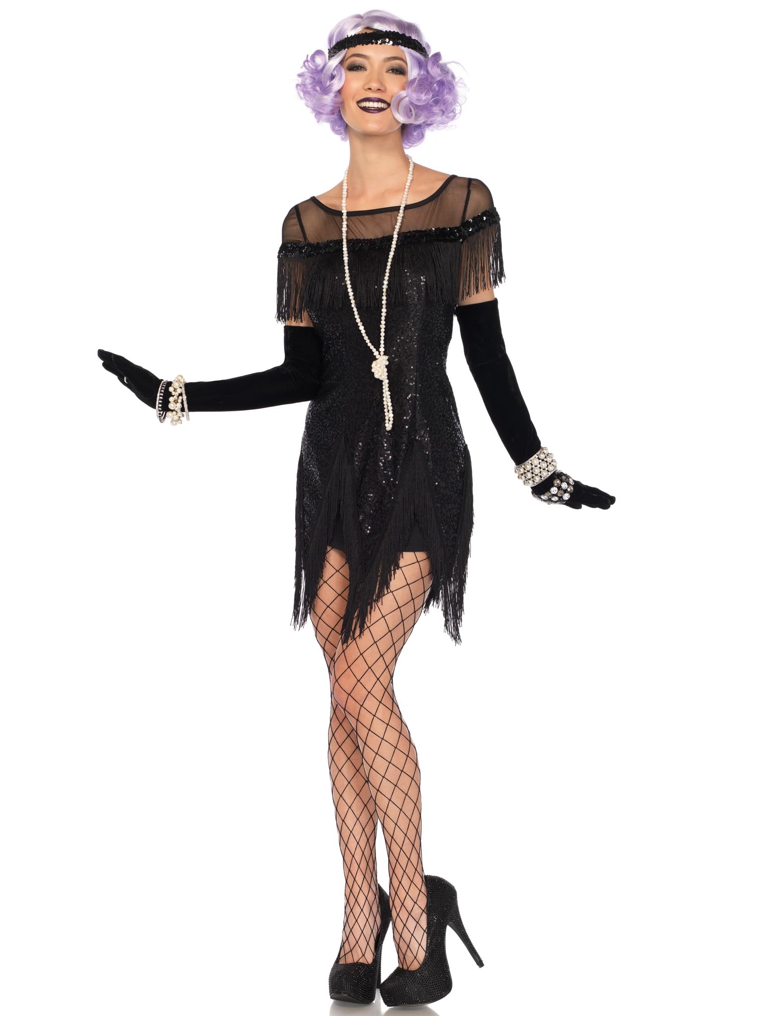2PC.Roaring 20s Trixie,sequin