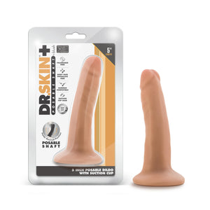 Dr. Skin Plus Posable Dildo 5In Vanilla