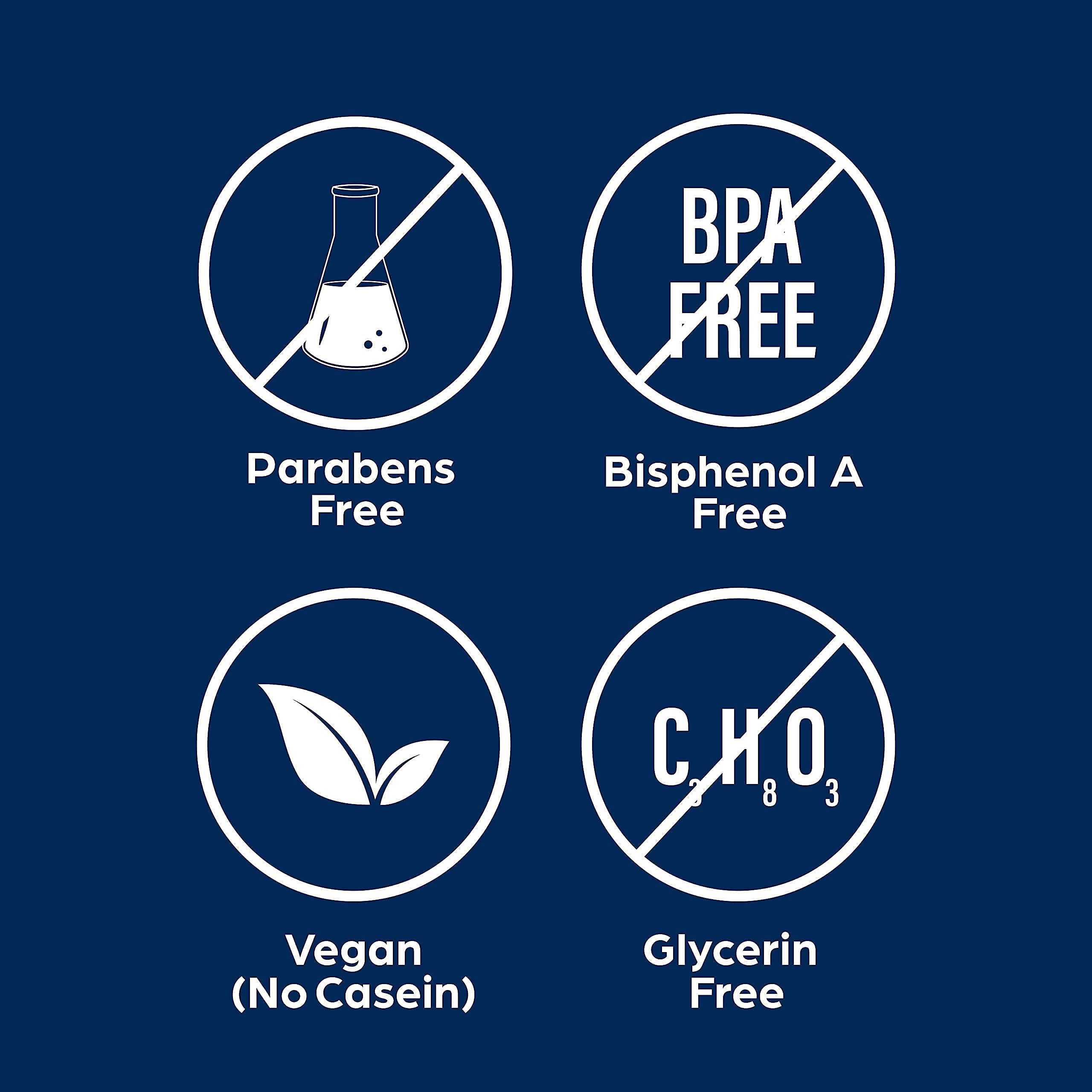 PS Condoms Extra Large Latex Condoms for Men - Odorless and 100% Vegan - Exceptionally Thin, Lubricated, and Clear Condoms - XL