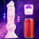 2.88Diameter Huge Realistic Dog Knot Dildo,9.5 Inch Silicone Big Thick Bad Wolf Dildos with Suction Cup,Fantasy Canine Animal Dr