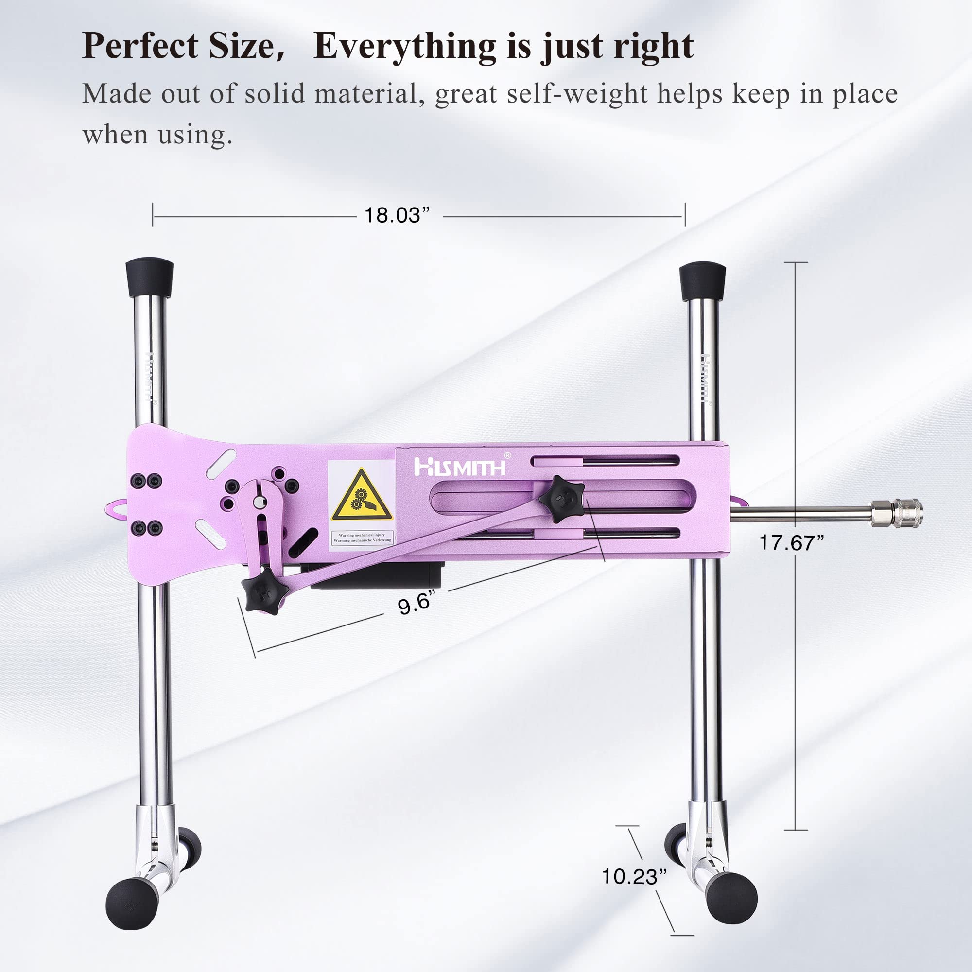 Hismith Premium Sex Machine With Kliclok System, Intellgent App Controlled (Noble Purple)