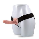Dr. Skin - 6In Hollow Strap On - Vanilla