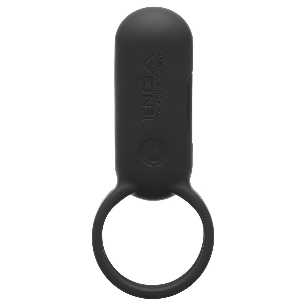 Tenga Smart Vibe Vibrating Ring Rechargeable Dual Partner Stimulating Vibrator Tsv002 Pearl, White, 1 Count