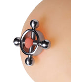 Master Series Rings Of Fire Stainless Steel Nipple Clamp Set