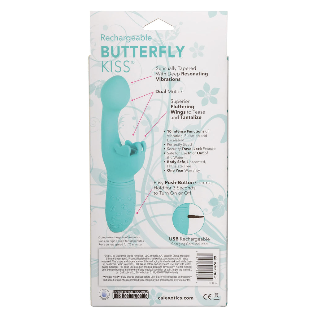 Calexotics Butterfly Kiss Rechargeable Butterfly Kiss Blue (12519Blue_)