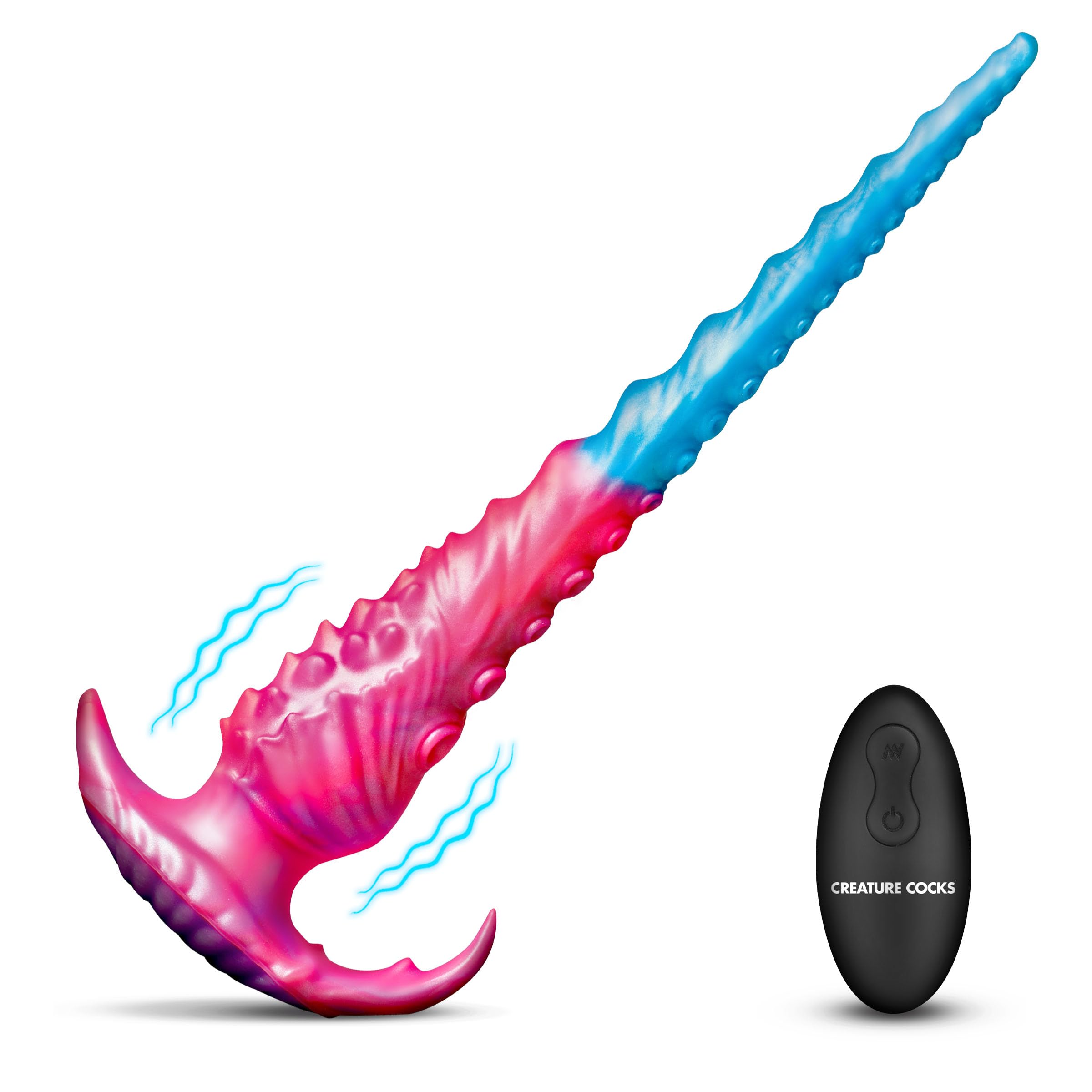 CREATURE COCK VIBROPUS VIBRATING SILICONE DILDO