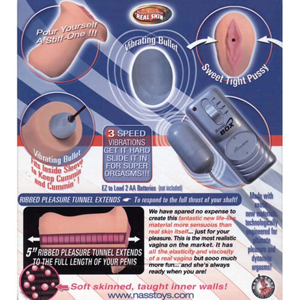 Novelties By Nasswalk Velvet Touch All American P*Ssy With Bullet, Flesh