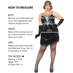 2Pc.Glamour Flapper,Sequin And