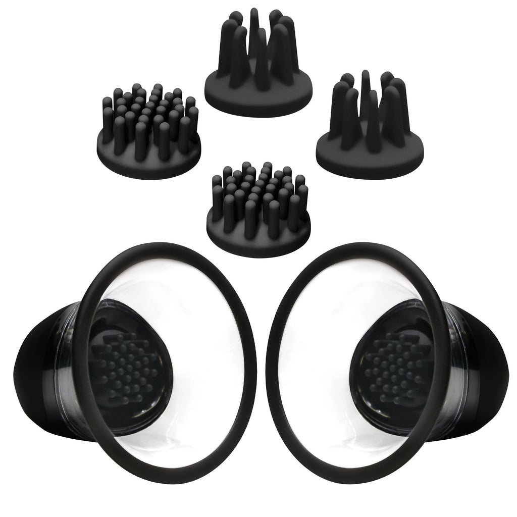 Rotating Nipple Suckers W/ 4 Atttachments