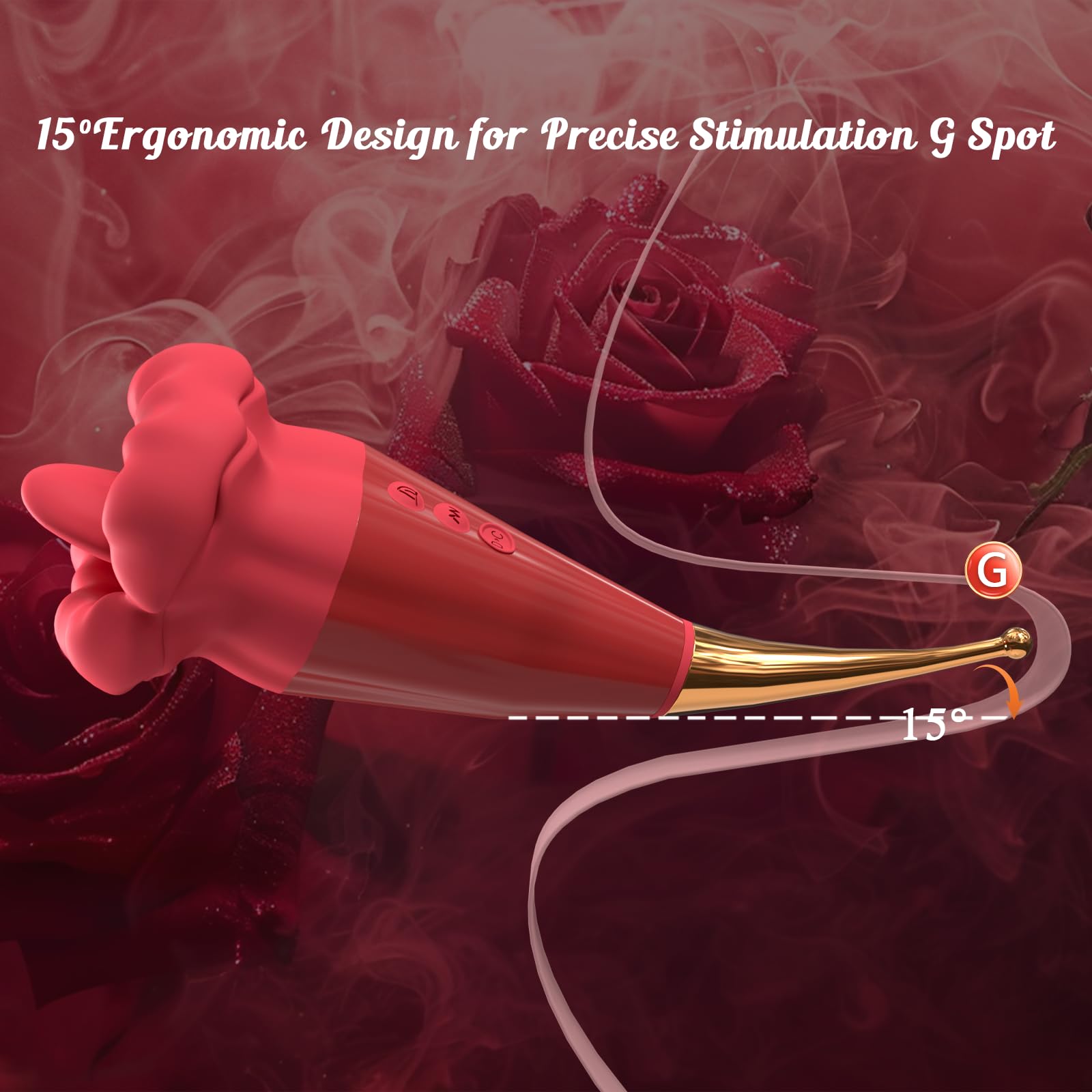 Female Adult Sex Toys - 2 in 1 Big Mouth Tongue Licking Clitoris Vibrator with High Frequency Strong Clitoral G Spot Stimulator,