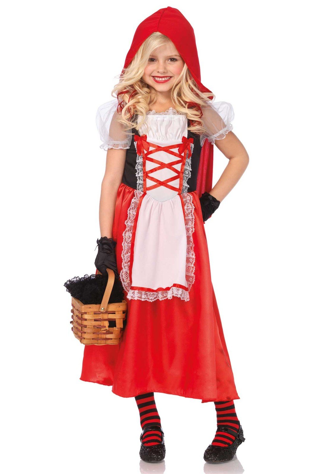 2Pc.Red Riding Hood,Long Apron