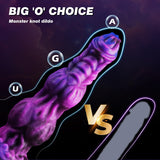 9.6 '' Monster Dildo Fantasy Horse Dildo with 2 Big Knots, Huge Dildo Thick Anal Dildo with Strong Suction Cup, Dragon Dildo Dog