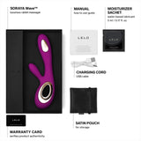 Lelo Soraya Wave Dual Action Vibrator Deep Rose