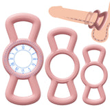 Silicone Cock/Penis Rings Set with 3 C-Ring Set - Helps Create Firmer and Thicker Erections - Side Tabs for Easy Removal and Adj
