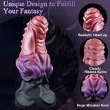 6.6 '' Dragon Thick Dildo Fantasy Dildo Large Butt Plug Sex Toys, Monster Dildo Knot Dildo Alien Anal Dildo, Knotted Animal Dild