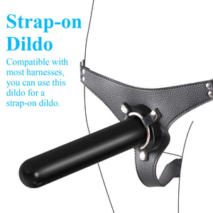 Butt Plug for Prostate Stimulation,Soft Anal Dildo G-spot Adults Sex Toy for Women Men Advanced Player,Black