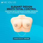 Me You Us Flower Design Nipple Chain