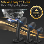 XINBALE Anal Plug Training Sets,3 Sizes of Silicone Anal Butt Plug Trainer Kit for Comfortable Long-Term Wear, with Flared Base