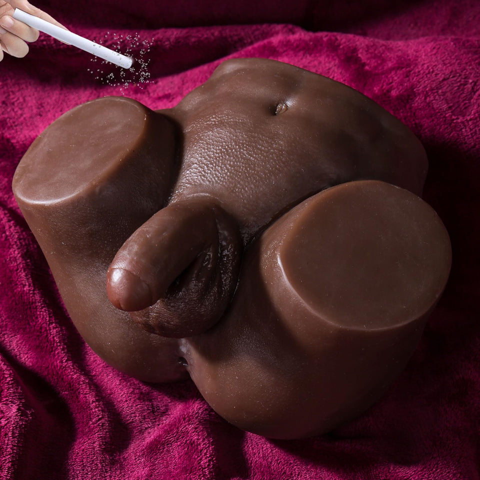 7.5LB Male Sex Doll for Gay Men, Sex Toys with Gay Testicles Anal (Soft Dildo), 5.3in Tight Anus Men Sex Toys, Realistic Anal Se