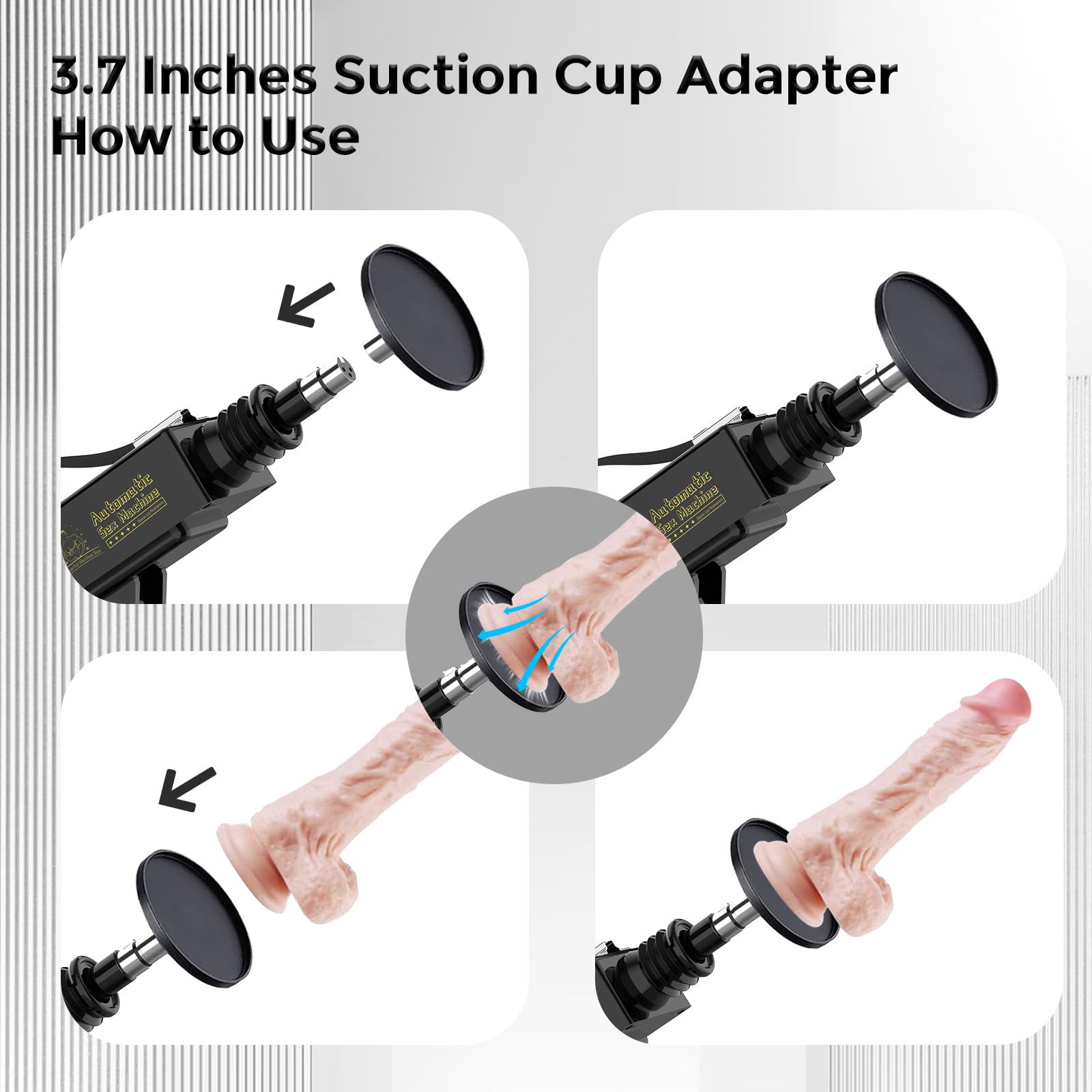 Sex Machine Fuck Machine with 3XLR Connector,Thrusting Dildo Machine with Realistic Dildo for Man,Automatic Love Machine Suction