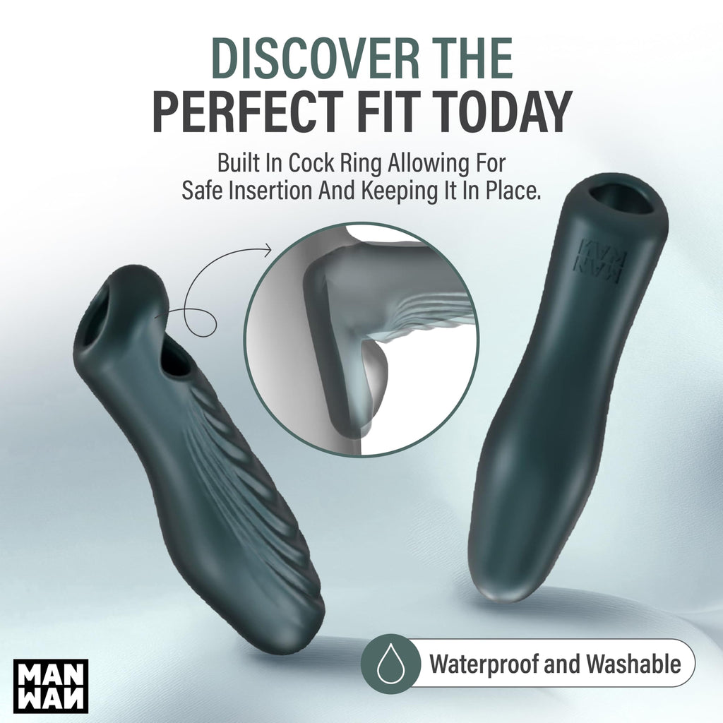 Man Wan Ryzer Penis Extender &Sleeve Gry