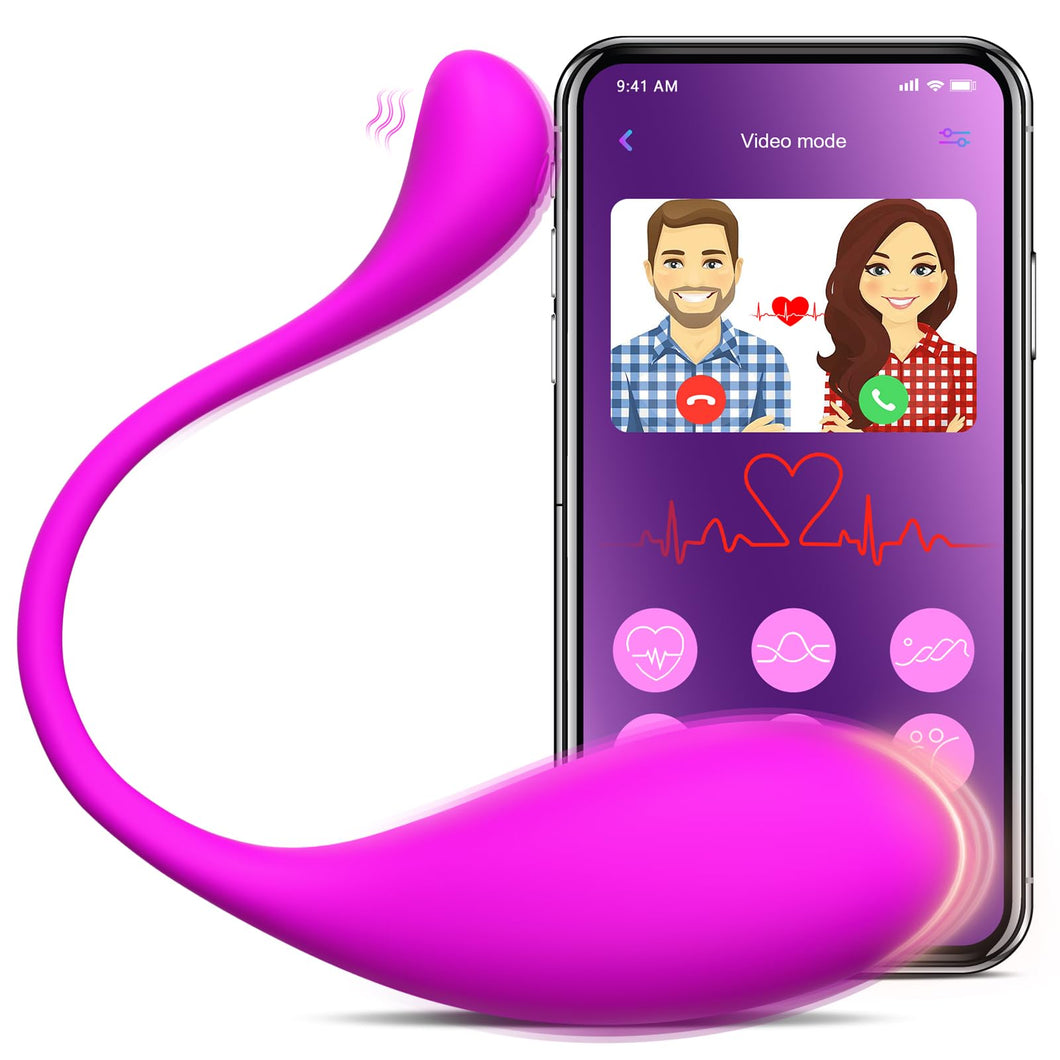 GMOKYY APP Remote Control Adult Sex Toys for Women, G Spot Vibrator Egg Wearable Panty Vibrators for Bluetooth Long Distance Lov