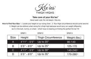 Kixies Elle Black Fishnet Diamond Size D