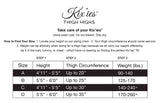 Kixies Stockings For Women  Thigh High Stockings With Noslip Grip Stay Ups Thigh Bands  Womens Thigh High Stockings  Elle Diam