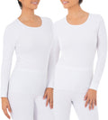 Fruit of the Loom Womens Micro Waffle Premium Thermal Underwear Tee Shirt, White/White, 2X Plus