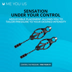 Me You Us Clover Nipple Clamp Black