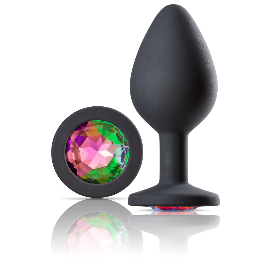 Cloud 9 Novelties Cloud 9 Novelties Gems Silicone Anal Plug, Medium