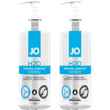 2 PACK System Jo H2O Water-based Lubricant-16 oz